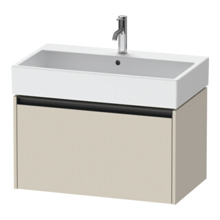 Duravit Waschtischunterschrank Ketho.2 78,4x46cm, Tau matt, 1 Ausz., wandhängend