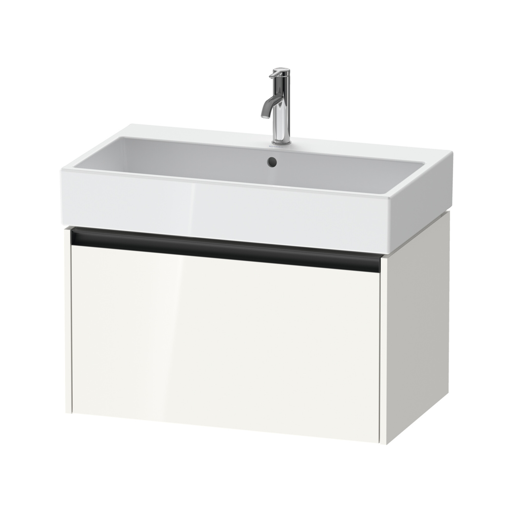 Duravit Waschtischunterschrank Ketho.2 78,4x46cm, we. hgl, 1 Ausz., wandhängend