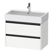 Duravit Waschtischunterschrank Ketho.2 78,4x46cm, we. ma, 2 Schub., wandhängend