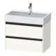 Duravit Waschtischunterschrank Ketho.2 78,4x46cm, we. matt, 2 Schub., wandhängend-1