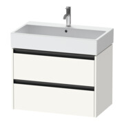 Duravit Waschtischunterschrank Ketho.2 78,4x46cm, we. matt, 2 Schub., wandhängend