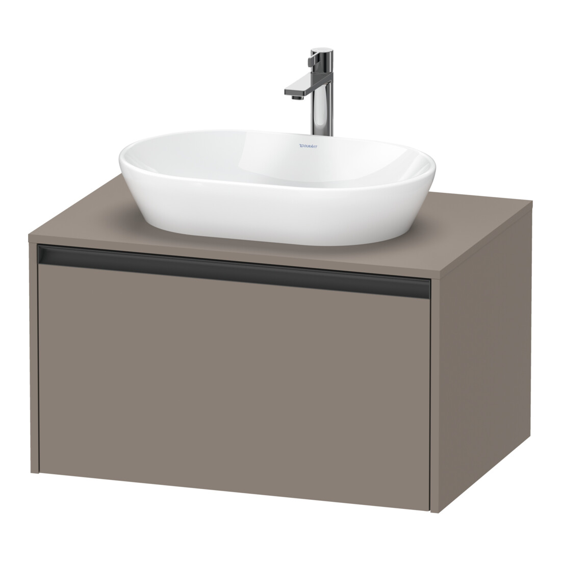 Duravit Waschtischunterschrank Ketho.2 80x55cm, ba m, Pl m 1 Ausschn, wandhängend