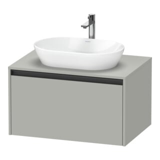 Duravit Waschtischunterschrank Ketho.2 80x55cm, bg m, Pl m 1 Ausschn, wandhängend