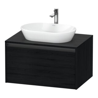 Duravit Waschtischunterschrank Ketho.2 80x55cm, E s, Pl m 1 Ausschn, wandhängend