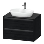 Duravit Waschtischunterschrank Ketho.2 80x55cm, E s, Pl m 1 Ausschn, wandhängend-1