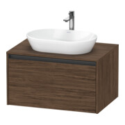 Duravit Waschtischunterschrank Ketho.2 80x55cm, N d, Pl m 1 Ausschn, wandhängend-1