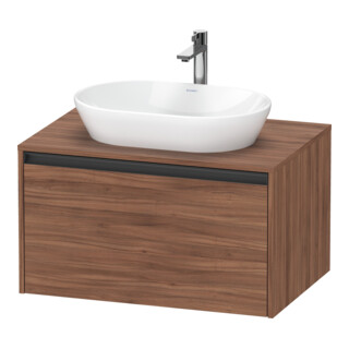 Duravit Waschtischunterschrank Ketho.2 80x55cm, N N, Pl m 1 Ausschn, wandhängend