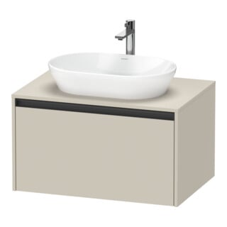 Duravit Waschtischunterschrank Ketho.2 80x55cm, T m, Pl m 1 Ausschn, wandhängend