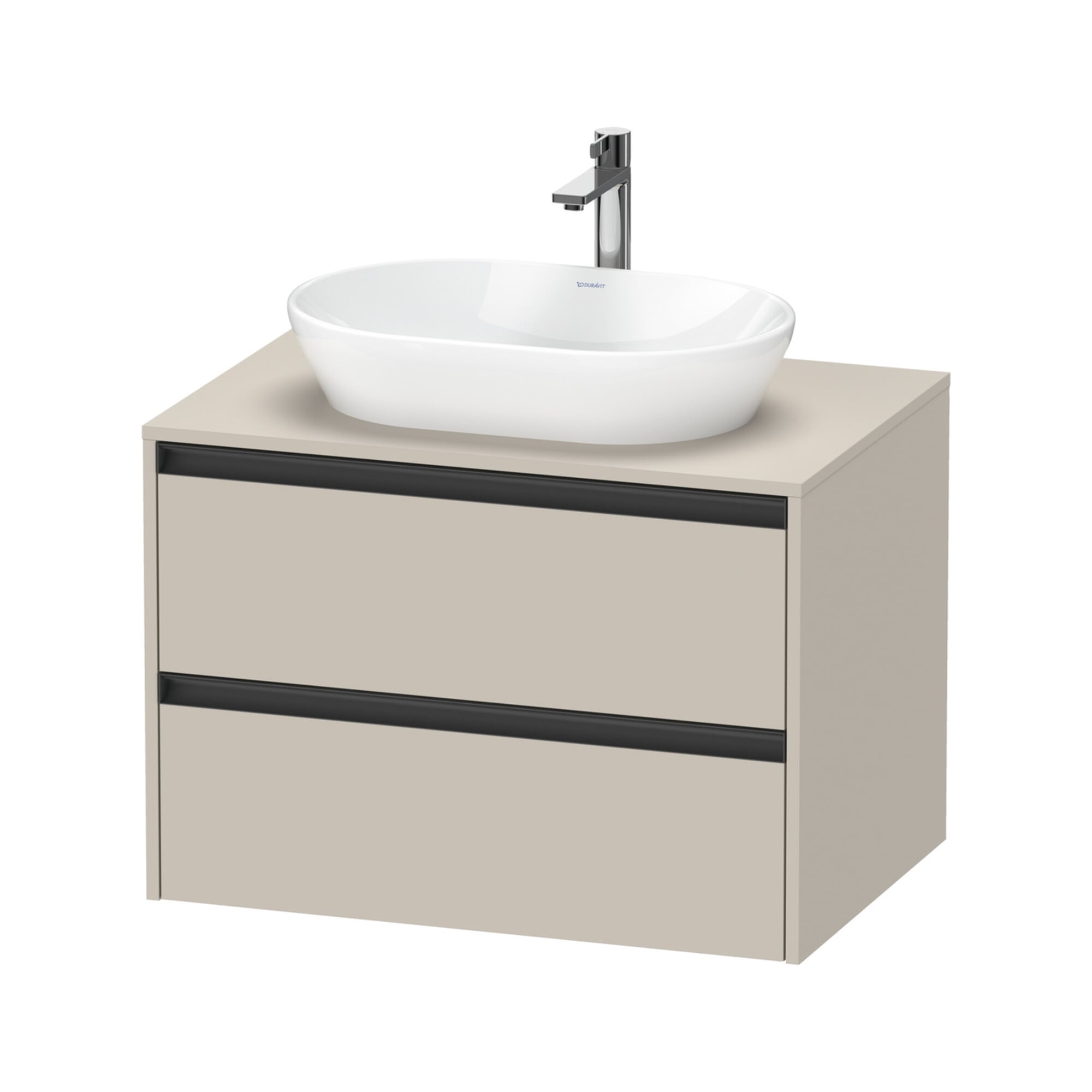Duravit Waschtischunterschrank Ketho.2 80x55cm, T m, Pl m 1 Ausschn, wandhängend