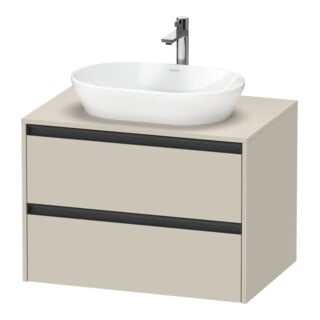 Duravit Waschtischunterschrank Ketho.2 80x55cm, T m, Pl m 1 Ausschn, wandhängend