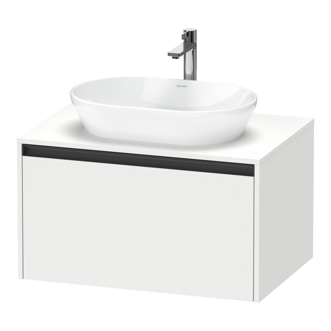 Duravit Waschtischunterschrank Ketho.2 80x55cm, w m, Pl m 1 Ausschn, wandhängend