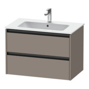 Duravit Waschtischunterschrank Ketho.2 81x48cm, bas. ma, 2 Schub., wandhängend
