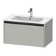 Duravit Waschtischunterschrank Ketho.2 81x48cm, betongr ma, 1 Ausz., wandhängend-1