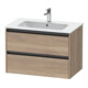 Duravit Waschtischunterschrank Ketho.2 81x48cm, Ei marm., 2 Schub., wandhängend-1