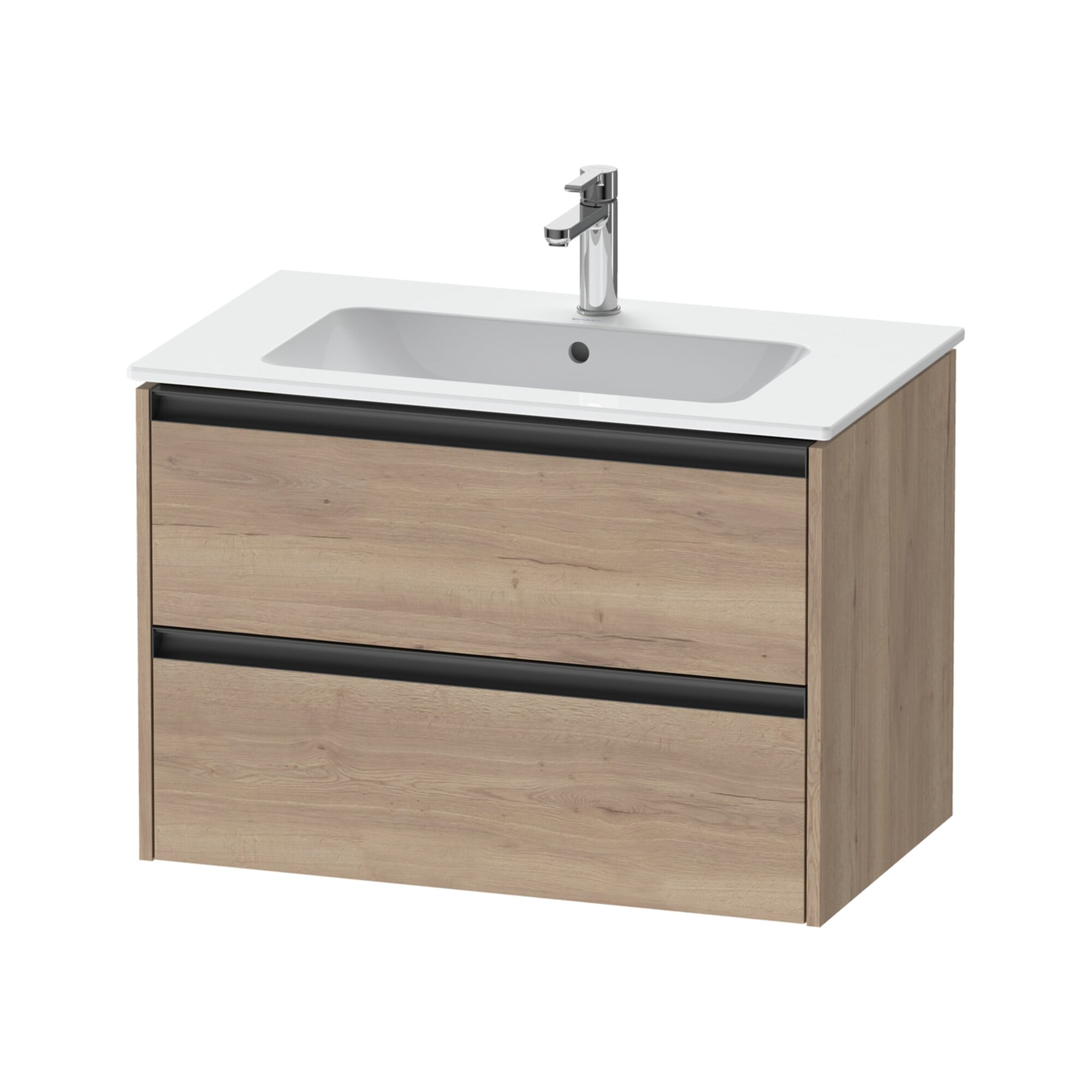 Duravit Waschtischunterschrank Ketho.2 81x48cm, Ei marm., 2 Schub., wandhängend