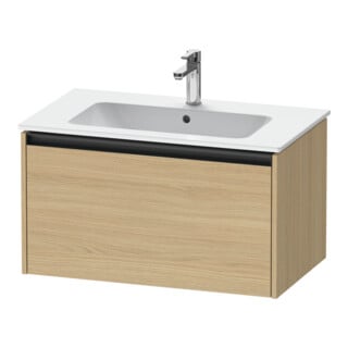 Duravit Waschtischunterschrank Ketho.2 81x48cm, Ei natur, 1 Auszug, wandhängend