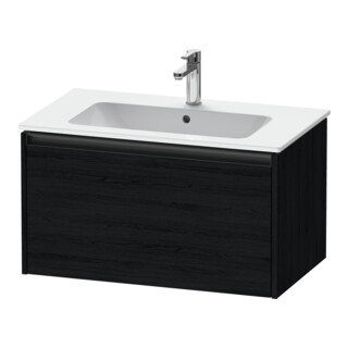 Duravit Waschtischunterschrank Ketho.2 81x48cm, Ei sw, 1 Auszug, wandhängend