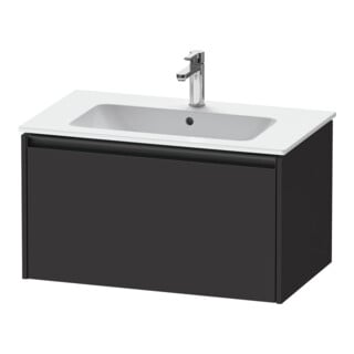 Duravit Waschtischunterschrank Ketho.2 81x48cm, graph matt, 1 Ausz., wandhängend
