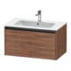 Duravit Waschtischunterschrank Ketho.2 81x48cm, Nussb Nat, 1 Ausz., wandhängend-1