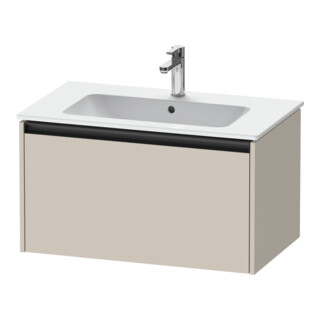 Duravit Waschtischunterschrank Ketho.2 81x48cm, Tau matt, 1 Auszug, wandhängend