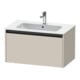 Duravit Waschtischunterschrank Ketho.2 81x48cm, Tau matt, 1 Auszug, wandhängend-1