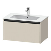 Duravit Waschtischunterschrank Ketho.2 81x48cm, Tau matt, 1 Auszug, wandhängend