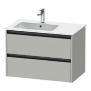 Duravit Waschtischunterschrank Ketho.2 81x48x54,9cm, f WT m B li, betongr ma-1