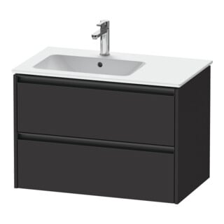 Duravit Waschtischunterschrank Ketho.2 81x48x54,9cm, f WT m B li, graph matt