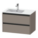 Duravit Waschtischunterschrank Ketho.2 81x48x54,9cm, f WT m Beck. li, bas. matt-1