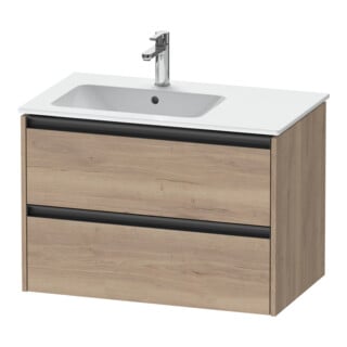 Duravit Waschtischunterschrank Ketho.2 81x48x54,9cm, f WT m Beck. li, Ei marm.