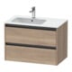 Duravit Waschtischunterschrank Ketho.2 81x48x54,9cm, f WT m Beck. li, Ei marm.-1