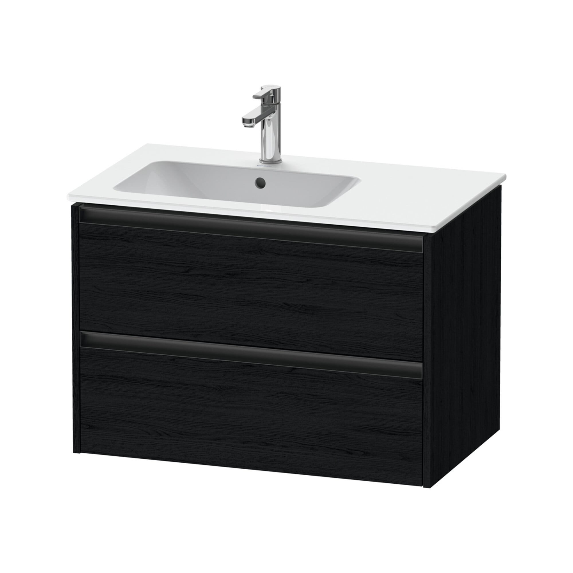 Duravit Waschtischunterschrank Ketho.2 81x48x54,9cm, f WT m Beck. li, Ei sw