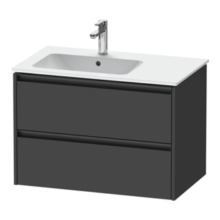 Duravit Waschtischunterschrank Ketho.2 81x48x54,9cm, f WT m Beck. li, graph ma