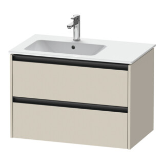 Duravit Waschtischunterschrank Ketho.2 81x48x54,9cm, f WT m Beck. li, Tau matt