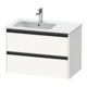 Duravit Waschtischunterschrank Ketho.2 81x48x54,9cm, f WT m Beck. li, we. matt-1