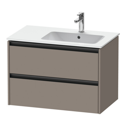 Duravit Waschtischunterschrank Ketho.2 81x48x54,9cm, f WT m Beck. re, bas. matt