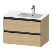 Duravit Waschtischunterschrank Ketho.2 81x48x54,9cm, f WT m Beck. re, Ei natur