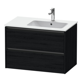 Duravit Waschtischunterschrank Ketho.2 81x48x54,9cm, f WT m Beck. re, Ei sw