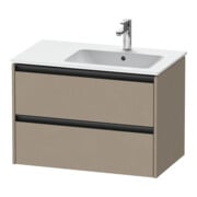 Duravit Waschtischunterschrank Ketho.2 81x48x54,9cm, f WT m Beck. re, leinen