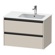 Duravit Waschtischunterschrank Ketho.2 81x48x54,9cm, f WT m Beck. re, Tau matt