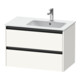 Duravit Waschtischunterschrank Ketho.2 81x48x54,9cm, f WT m Beck. re, we. matt-1