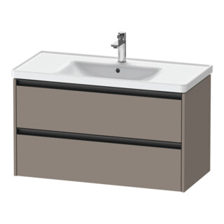 Duravit Waschtischunterschrank Ketho.2 98,4x45,5cm, bas. ma, 2 Schub., wandhängend