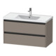 Duravit Waschtischunterschrank Ketho.2 98,4x45,5cm, bas. ma, 2 Schub., wandhängend-1