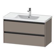 Duravit Waschtischunterschrank Ketho.2 98,4x45,5cm, bas. ma, 2 Schub., wandhängend