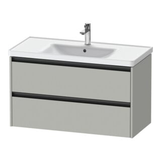 Duravit Waschtischunterschrank Ketho.2 98,4x45,5cm, betongr ma, 2 Schub., wandhängend