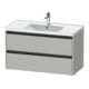 Duravit Waschtischunterschrank Ketho.2 98,4x45,5cm, betongr ma, 2 Schub., wandhängend-1
