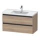 Duravit Waschtischunterschrank Ketho.2 98,4x45,5cm, Ei marm., 2 Schub., wandhängend-1