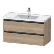 Duravit Waschtischunterschrank Ketho.2 98,4x45,5cm, Ei marm., 2 Schub., wandhängend