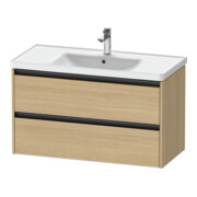 Duravit Waschtischunterschrank Ketho.2 98,4x45,5cm, Ei Nat, 2 Schub., wandhängend-1