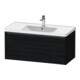 Duravit Waschtischunterschrank Ketho.2 98,4x45,5cm, Ei sw, 1 Ausz., wandhängend-1